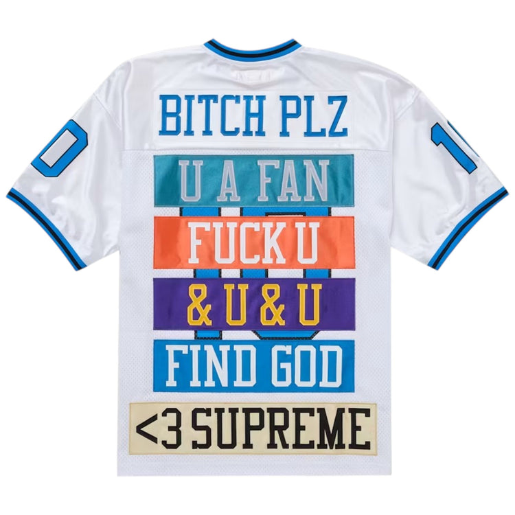 Find God Football Jersey White