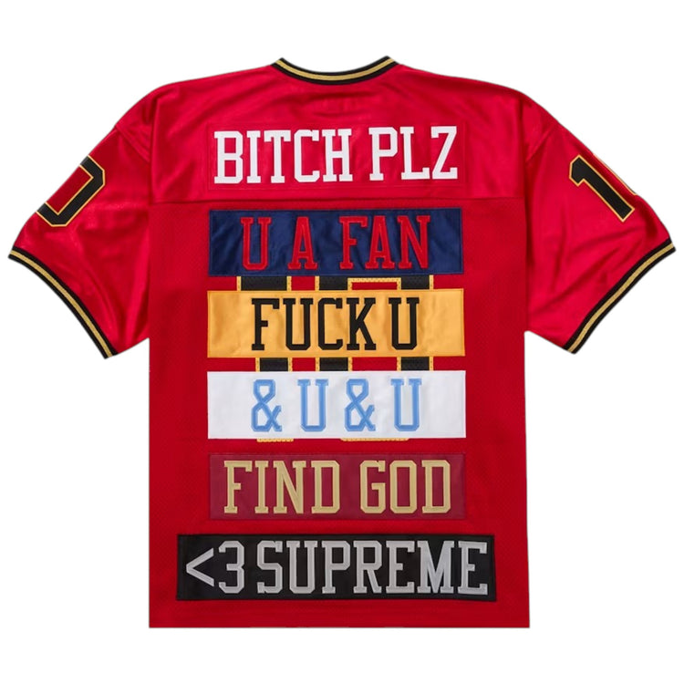 Find God Football Jersey Red