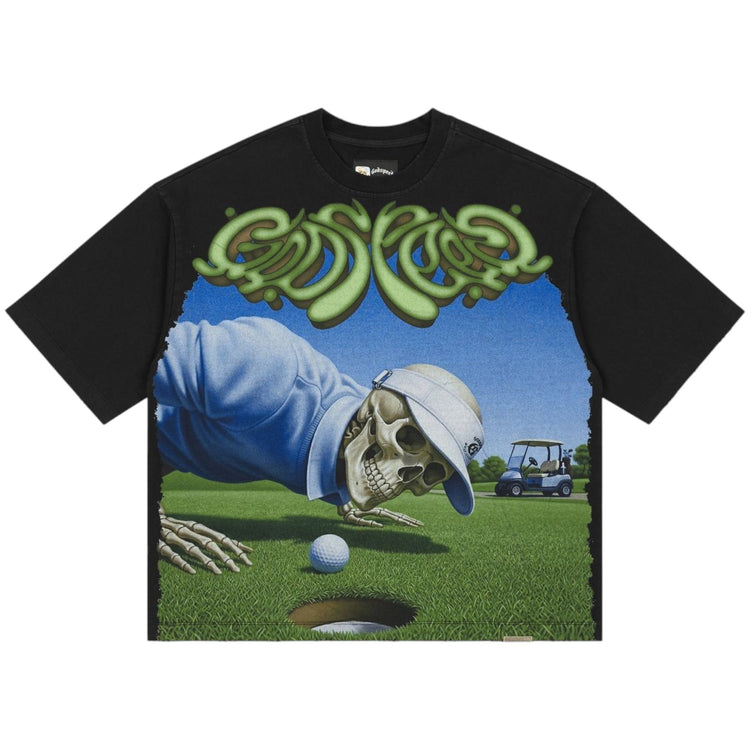 Green Reaper T-Shirt Black Wash