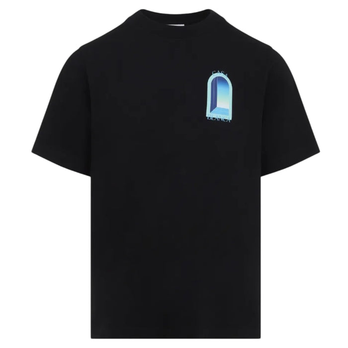 Gradient Arch Logo T-Shirt Black