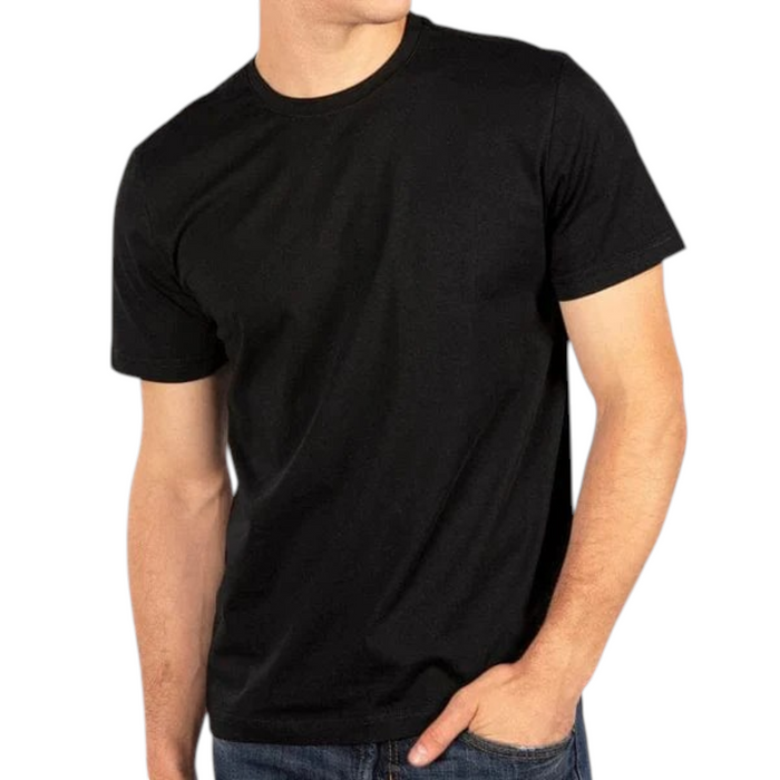 Slim Fit Crew T-Shirt Black