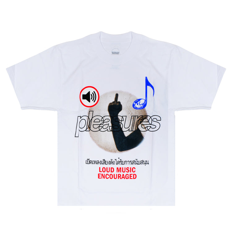 Loud Music Graphic Tee Front View at Urban Styles