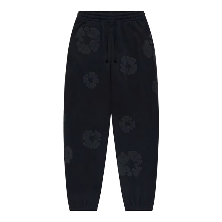 Monochrome Wreath Sweatpants Front View at Urban Styles