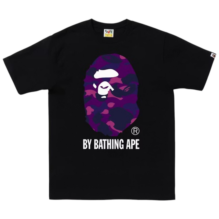 Color Camo By Bathing Ape T-Shirt Black/Purple