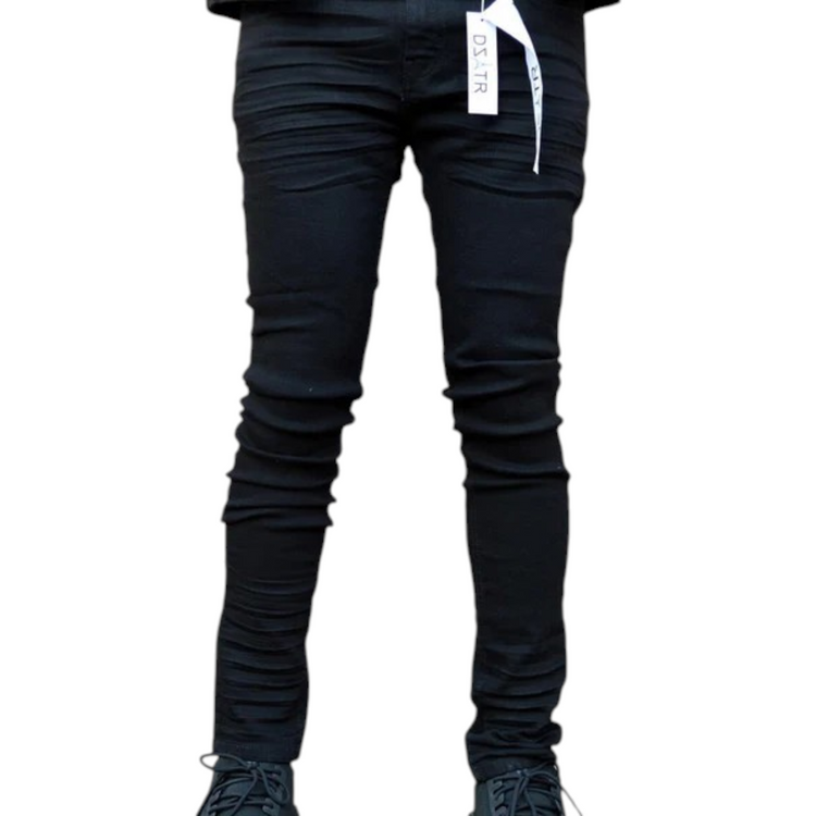 Black Whisker Jeans